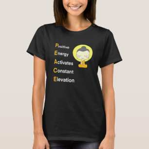 Camiseta Paz Yoga Namaste Calm Positions