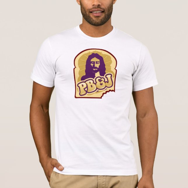 Camiseta PB y J, mantequilla de cacahuete y Jesús (Anverso)