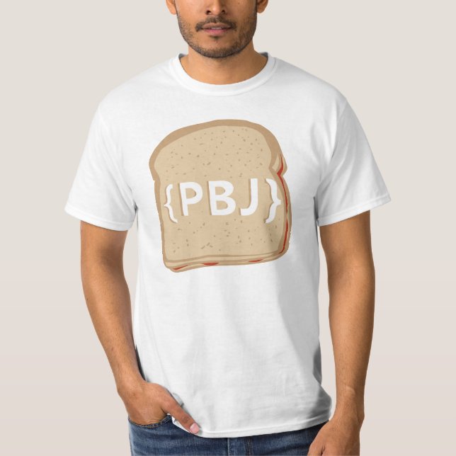 Camiseta {PBJ} Logotipo (Anverso)