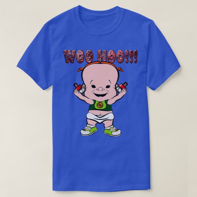 Camiseta PBTEEZ RB0222 WooHoo girl (Diseño del anverso)