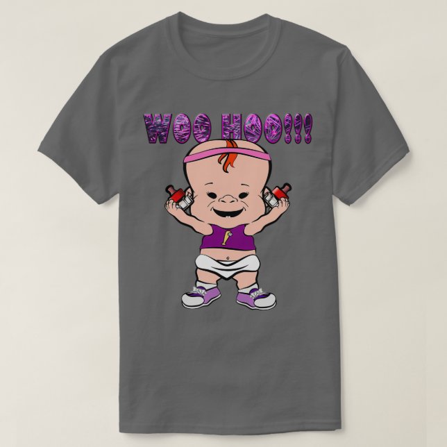 Camiseta PBTEEZ RB0225 WooHoo girl (Diseño del anverso)