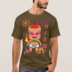 Camiseta PBTEEZ RB0422 Me encanta el chica de playa 1 ruso