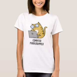 Camiseta PC Purr-grammer Funny Cat Pun