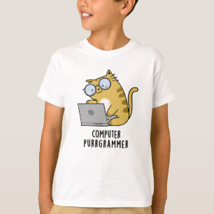 Camiseta PC Purr-grammer Funny Cat Pun