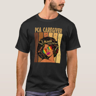 Camiseta Pca Caregiver historia negra afroamericana