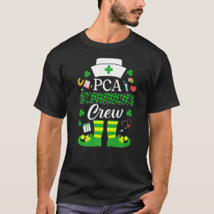 Camiseta Pca Patricks Nurs Crew St Patrick Day Leprechaun