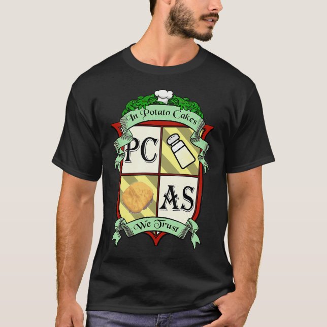 Camiseta PCAS - diseño de escudo (Anverso)