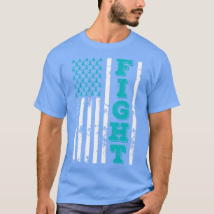Camiseta PCOS Concienciación Lucha Contra La Bandera Estado