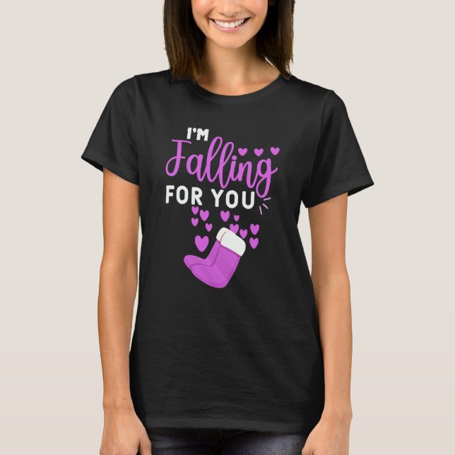 Camiseta PCT CNA Nurse I'm Falling for You Happy Valentines (Anverso)