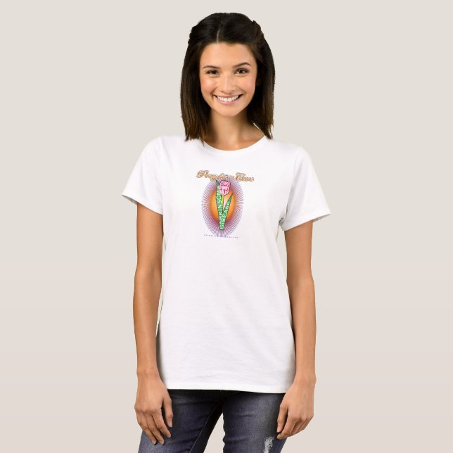 Camiseta PD Tulip con ráfaga (Anverso completo)