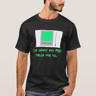 Camiseta PDA en negro