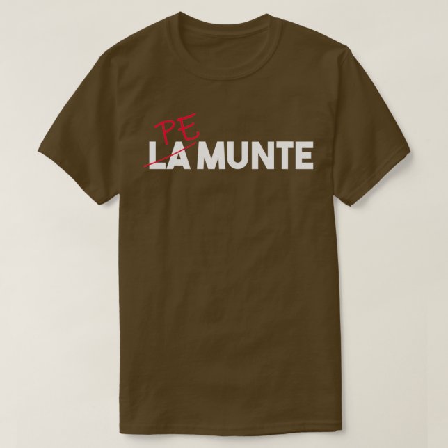 Camiseta Pe munte nu la munte 2 Trimix (Diseño del anverso)