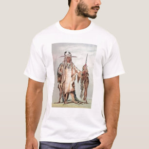 Camiseta PE-Toh-Pis-Beso indio Blackfoot, las costillas de
