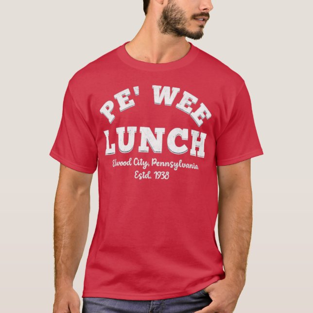 Camiseta Pe' Wee Lunch - Ellwood City (Anverso)