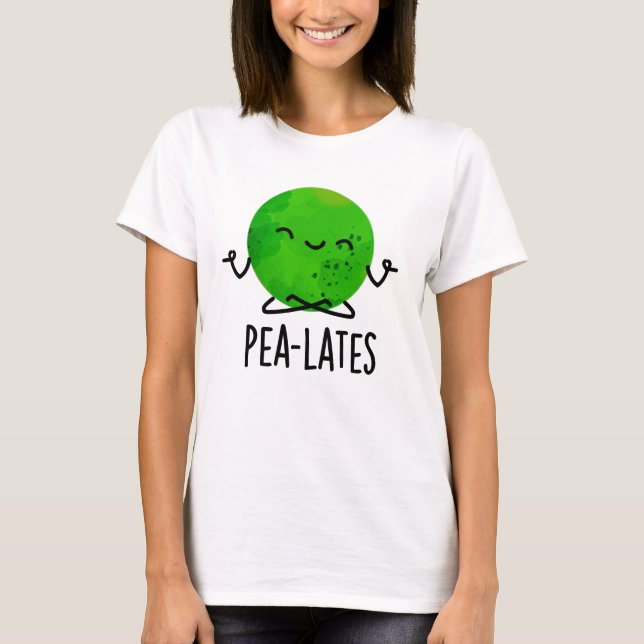 Camiseta Pea-lates Funny Pilates Pea Pun (Anverso)