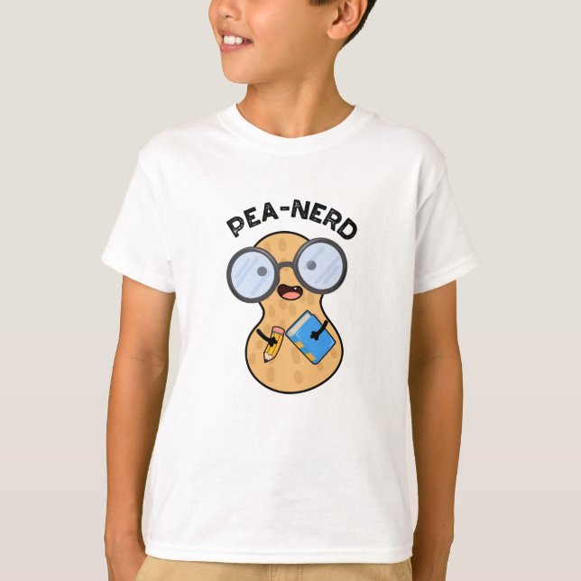 Camiseta Pea-nerd Funny Nerd Peanut Pun (Anverso)