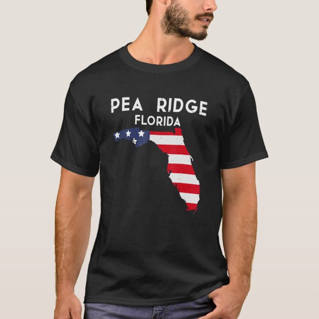Camiseta Pea Ridge Florida Estados Unidos de América Viaje  (Anverso)
