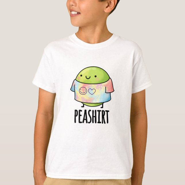 Camiseta Pea Shirt Funny Veggie Pea TShirt Pun (Anverso)