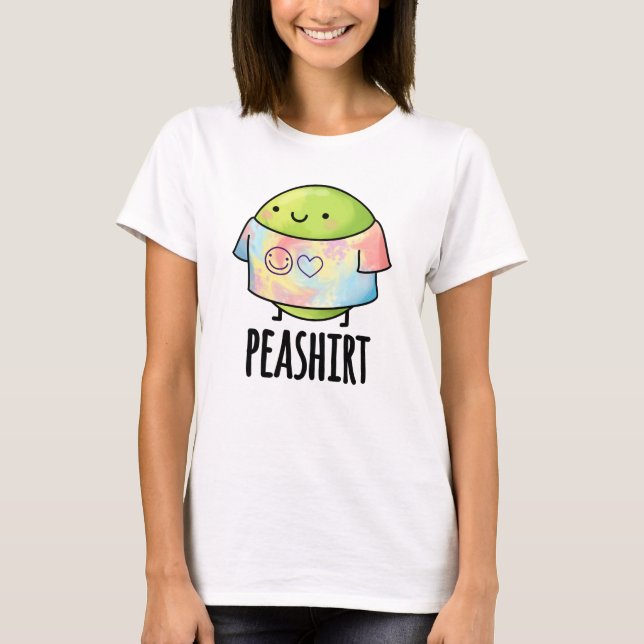 Camiseta Pea Shirt Funny Veggie Pea TShirt Pun (Anverso)