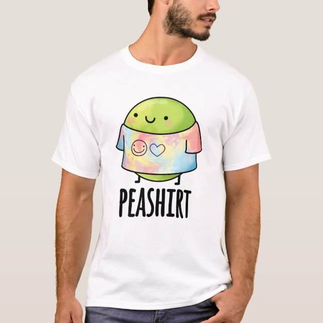 Camiseta Pea Shirt Funny Veggie Pea TShirt Pun (Anverso)