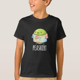 Camiseta Pea Shirt Funny Veggie Pea TShirt Pun Dark BG