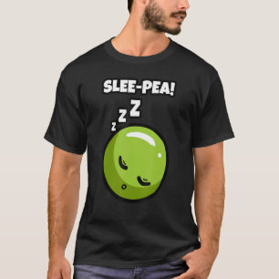 Camiseta Pea Vegetariana Sleeping Seed Pod Flowing Planta V