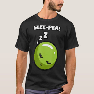 Camiseta Pea Vegetariana Sleeping Seed Pod Flowing Planta V