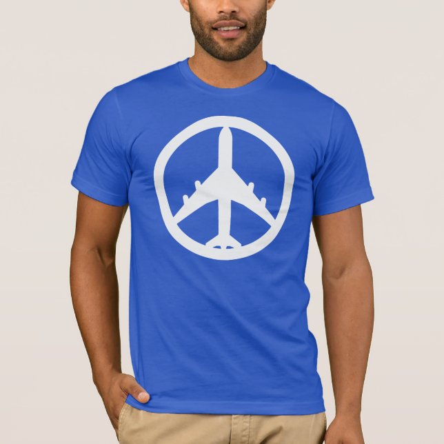 Camiseta Peace Airplane (Anverso)