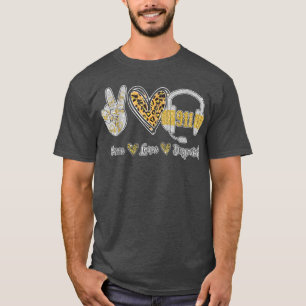 Camiseta Peace Ama 911 Dispatcher Cute Dispatcher Regalos