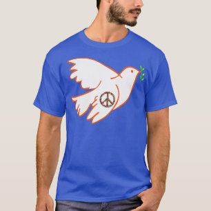 Camiseta Peace Bird Dove Pigeon Hippie