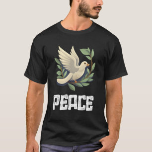 Camiseta PEACE DOVE: La justicia toma vuelo - س・・