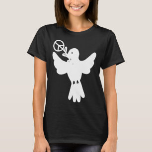 Camiseta Peace Dove Peace Sign White Dove Peace