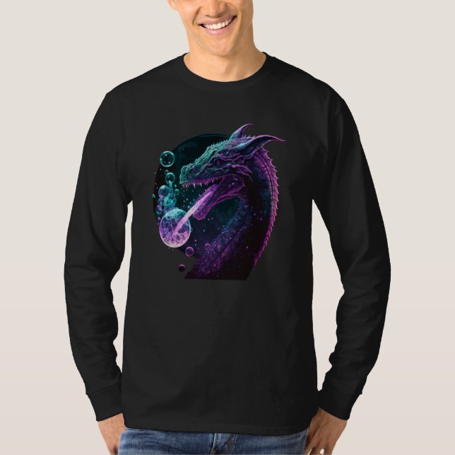 Camiseta Peace Dragon With Bubbles  3 (Anverso)