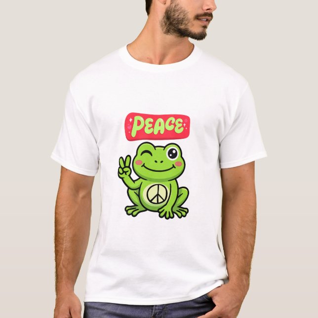 CAMISETA PEACE FROG SHIRT (Anverso)