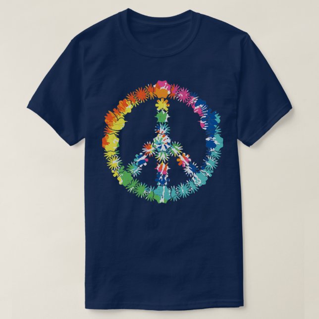Camiseta Peace Hippie Boho Chick (Diseño del anverso)