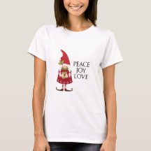 Peace Joy Love Chica Gnome Holiday