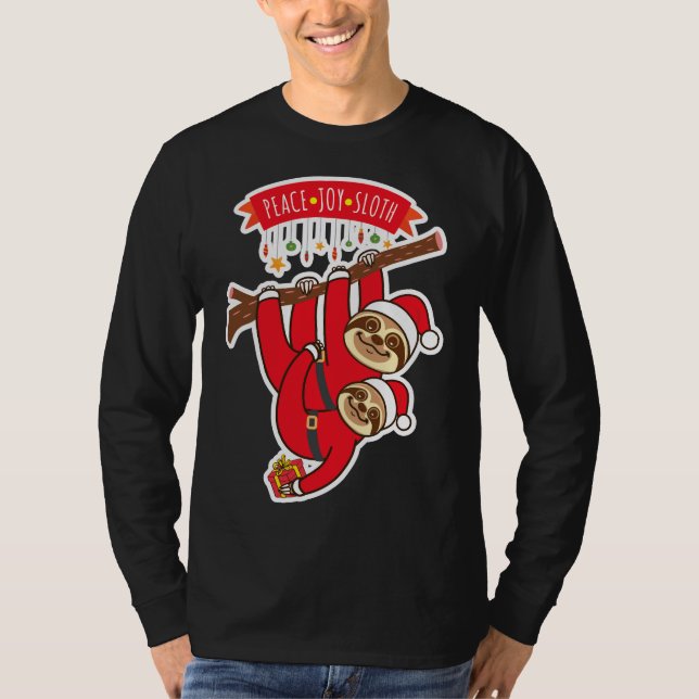 Camiseta Peace Joy Sloth (Anverso)