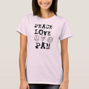 Camiseta Peace, Love and Pan shirt