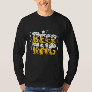 Camiseta Peace Love Beer Pong Beer Pong Being Game Fun P