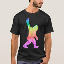 Peace Love Bigfoot T-Shirt