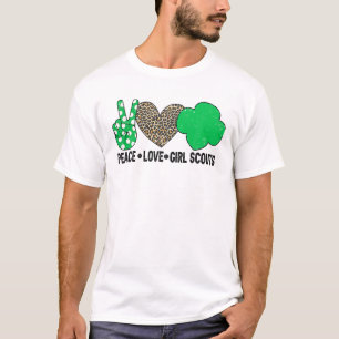 Camiseta Peace Love Cookie Scout For Chicas Bakery Cookie S