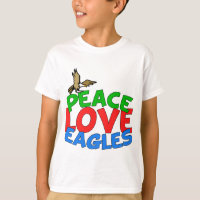 Peace Love Eagles Guay Bald Eagle Kids