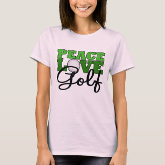 Camiseta Peace, Love & Golf