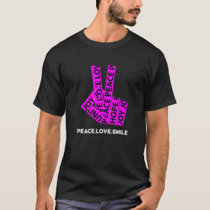 Camiseta Peace Love Graphic Tees - Novedad S