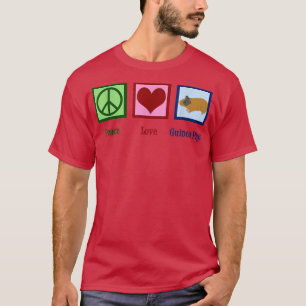 Camiseta Peace Love Guinea Pigs 79