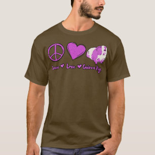 Camiseta Peace Love Guinea Pigs Cute Guinea Pig Funny Anima
