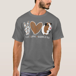 Camiseta Peace Love Guinea Pigs Leopar63