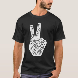 Camiseta Peace Love Hope Anti bullying Naranja Unity Day 20