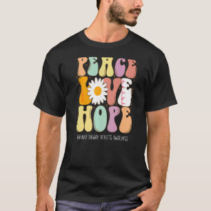Camiseta Peace Love Hope Infant Airway Daña Los Aviones IAD