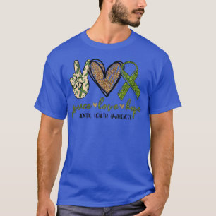 Camiseta Peace Love Hope Mental Health Awareness 5977 2727